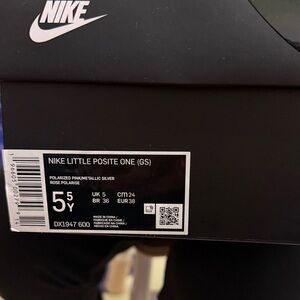 Nike Little Posite One GS in Pink and Silver